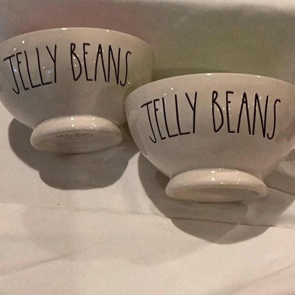 EUC - Rae Dunn Jelly Bean bowls - Set of 2